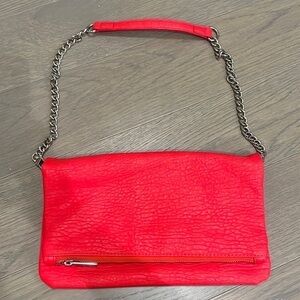 Express "Leather" Foldover Bag